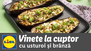 Vinete la cuptor cu usturoi si branza • reteta Bucataria Lidl [upl. by Flodur]