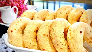 Só misture e leve para Assar Chipa o biscoito de polvilho mais gostoso e fácil sem glúten [upl. by Hasseman478]