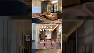 TRENDING😍😍😍INTERIOR DESIGN MAKEOVER  TRANFORMATION ❤️BEFORE amp AFTER🤩🤩🤩shorts shortsfeed [upl. by Nicks]