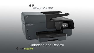 HP Officejet Pro 6830 Unboxing and Review [upl. by Alael18]