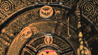 Skyrim Bleak Falls Barrow Claw Door [upl. by Euqenimod]