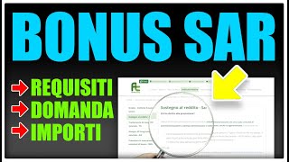 BONUS SAR 2024 780 o 1000 EURO SOSTEGNO REDDITO LAVORATORI SOMMINISTRATI AGENZIE LAVORO FORMATEMP [upl. by Innoj106]