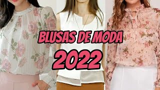 BONITAS BLUSAS DE MODA 20212022  BLUSAS MODERNAS Y BELLAS EN TENDENCIAS DE MODA MUJER 2021 2022 [upl. by Bullis620]