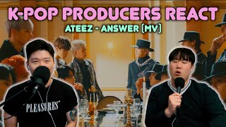 Musicians react amp review ♡ ATEEZ  Answer MV [upl. by Margaux680]