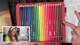 NEW Areteza colored pencils LIVE [upl. by Yma485]