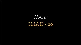 Iliad rhapsody 20 by Homer recited in reconstructed Ancient Greek by Ioannis Stratakis [upl. by Okire]