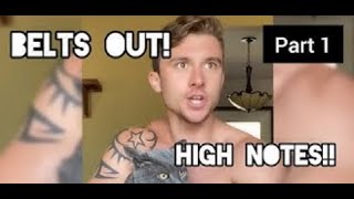 GARETT NOLAN SINGING HIGH NOTES TIKTOK COMPILATION PART 1 GARETT NOLAN [upl. by Eadith]