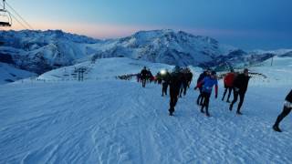 Night Snow Trail Les 2 Alpes  210117 [upl. by Frank]