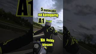 5 motocykli na kategorię A1 motocykle [upl. by Collimore]