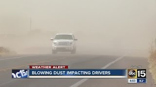 State agencies prepared for blowing dust on Arizona highways [upl. by Acinaj773]