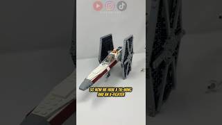 LEGO TIE Fighter and XWing Mashup Review lego legostarwars [upl. by Heiner]