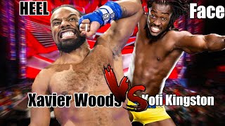 Xavier Woods Heel vs Kofi Kingston  WWE 2K24  1440P 60FPS  No Commentary [upl. by Aisatal399]