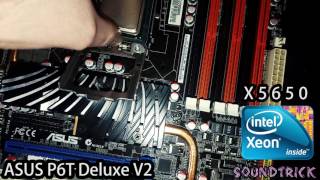 20 CPU intel XEON x5650 6 core CPU installing into ASUS P6T Deluxe V2 LGA 1366 X58 [upl. by Flight781]