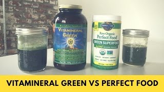 Vitamineral Green Vs Perfect Food [upl. by Territus]