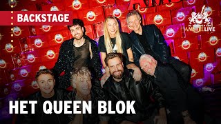 Backstage bij het Queen blok  Flemming Nick S10 Duncan Laurence  Vrienden van Amstel LIVE 2024 [upl. by Ardnuyek]