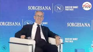 Conferenza Stampa SSC Napoli  Partnership con Sorgesana  Interviene Aurelio De Laurentiis [upl. by Llerrit]