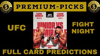 UFC fight fight barboza vs Murphy full card predictions [upl. by Enrique989]