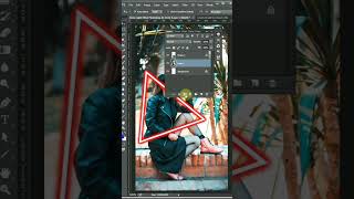 neon light effect in Photoshop photoshop howto shotrs short [upl. by Oilcareh434]