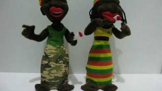 Jamaica Reggae Rasta electric stand figure doll toy 1 [upl. by Annoel]