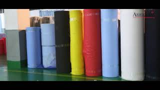 Non Woven Fabric Manufacturing process  The Aristocrat Nonwoven Industries Ltd [upl. by Ydolem438]