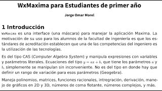 WxMaxima  7 Producto mixto Matrices col addcol row addrow [upl. by Maisel269]