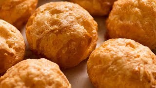 Gougeres  French Cheese Puffs Appetiser [upl. by Aara]