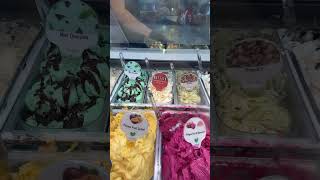 Interesting flavor of gelato in Santorini Greece [upl. by Nyer]