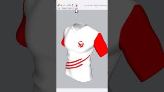 Cloth Simulation in SketchUp sketchupplugin 3dmodeling [upl. by Courtund]