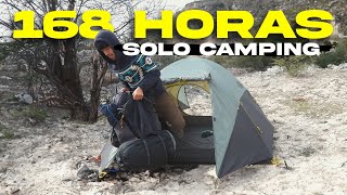 168 horas SOBREVIVIENDO entre LAS MONTAÑAS  SOLO CAMPING 7 días COMPLETO [upl. by Ayojal]