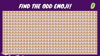 FIND THE ODD EMOJI 15 INSANE EDITION [upl. by Prudi162]