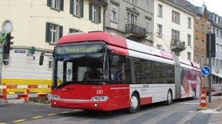 WINTERTHUR TROLLEYBUSES JULY 2013 [upl. by Chandra]