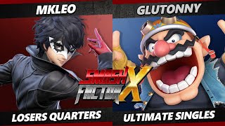 Smash Factor X Top 8  MkLeo Joker Byleth Vs Glutonny Wario Smash Ultimate  SSBU [upl. by Greta996]