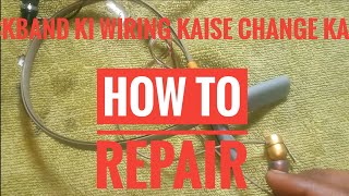 How To Repair Neckband Neckband Wire kaise Change Karen [upl. by Riedel]