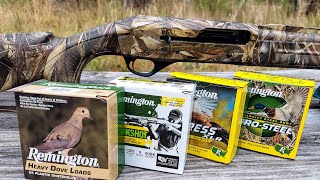 Budget Friendly 3 12 inch autoloader  Stoeger m3500  Shell Test and Busting Clays truetimbercamo [upl. by Llednohs]