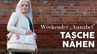 Tasche nähen  Weekender quotAnnabelquot  Nähtutorial  LaLilly [upl. by Isied311]