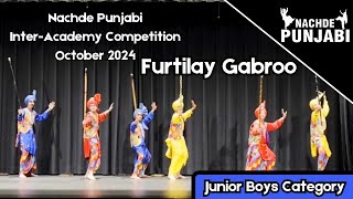 Furtilay Gabroo l Junior Boys l 5th Nachde Punjabi InterAcademy Competition  October 2024 [upl. by Ettenig]