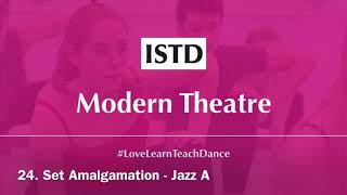 ISTD  Modern  Intermediate  24 Set Amalgamation Jazz A [upl. by Lanny]