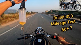 Bullet Standard 350 Mileage Test 😍 Full Desi Modified Bullet 😱😍 [upl. by Buerger]