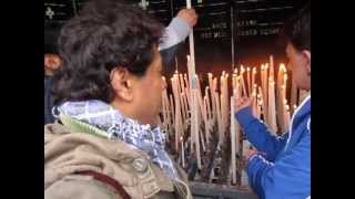 FRANCIA  LOURDES OFRENDAS Y PETICIONES  LAS VELAS [upl. by Wallas345]