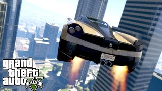 NUEVO JETPACK PARA AUTOS VOLANDO POR TODA LA CIUDAD GTA 5 GAMEPLAY [upl. by Nylcsoj216]