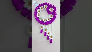 Easy and beautiful wall hanging craft idea  shortvideoyoutubeshorts wallhangingcraft [upl. by Darrell]