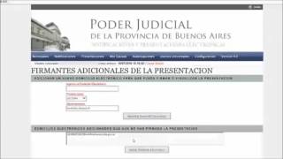 Como hacer que dos letrados suscriban una misma presentación electrónica [upl. by Bonar962]