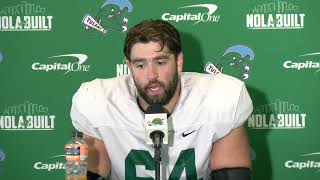 Tulane Tuesday OL Vincent Murphy  102224 [upl. by Diamante554]