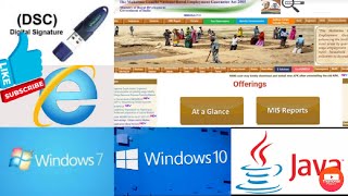 JAVA INSTALLATION amp SETTING FOR NREGS  BROWSER DETAILS  PANCHAYAT DARPAN [upl. by Fons]