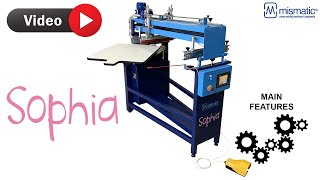 SOPHIA  Automatic Screen Printing Machine for Tshirts main features [upl. by Ilak]