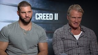 Creed 2 Entrevista con Dolph Lundgren Y Florian Munteanu [upl. by Mctyre924]