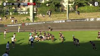 2122  Rugby  REC vs PERIGUEUX [upl. by Ahseela]