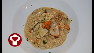 Risotto mit Steinpilzen und Pfifferlingen  Pfifferlinge zubereiten  Eierschwammerl Risotto [upl. by Idelson]