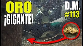 Encuentro ORO BUCEANDO en el RÍO ¡fiebre del oro en España 2017  Detección Metálica ep 113 [upl. by Aittam428]