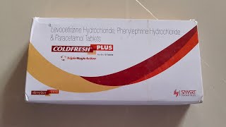 Coldfresh plus tablet full review uses sideeffects dose in Hindi [upl. by Acnayb]